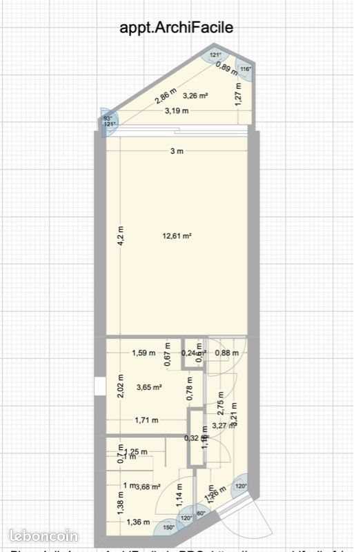 Appartement à louer, 24m², Gradignan