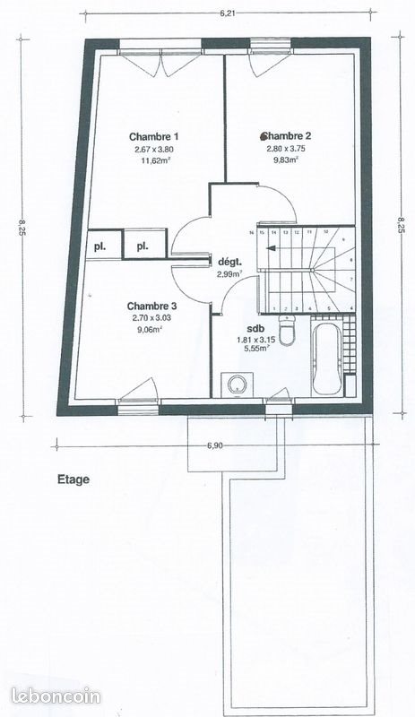 Maison à louer, 80m², Sainte-Luce-sur-Loire
