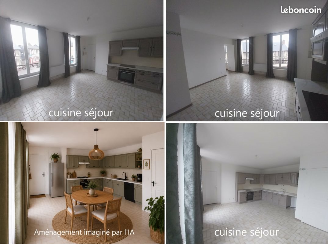 Appartement à louer, 69m², Thiberville