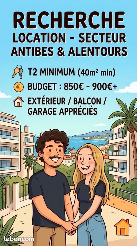 Maison à louer, 40m², Antibes