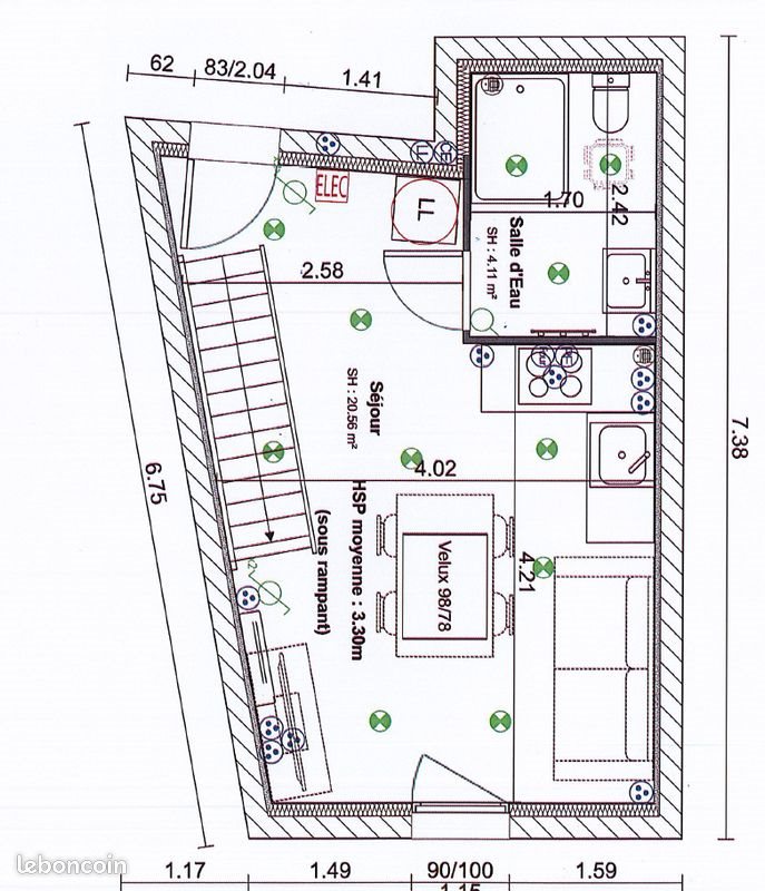 Appartement à louer, 35m², Monistrol-sur-Loire