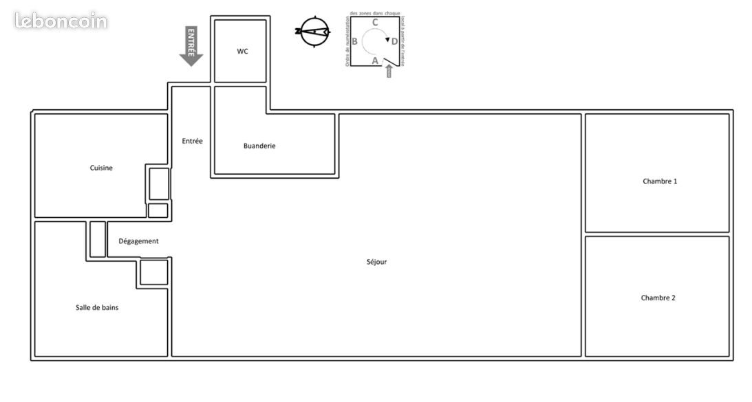 Appartement à louer, 64m², Étampes