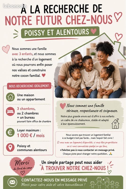Maison à louer, 55m², Poissy