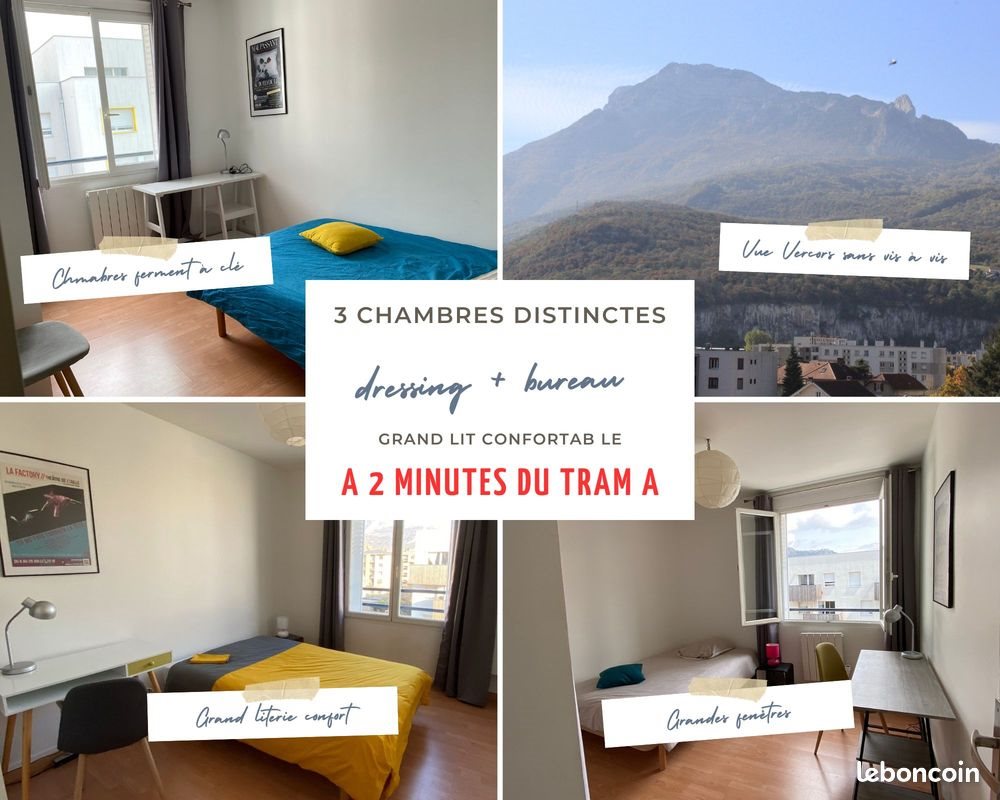 Appartement à louer, 64m², Fontaine