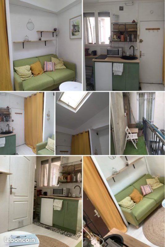 Appartement à louer, 11m², Paris 19ème