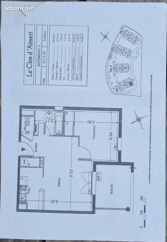 Appartement à vendre, 39m², Tonnay-Charente