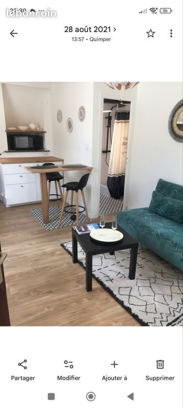 Appartement à louer, 28m², Quimper