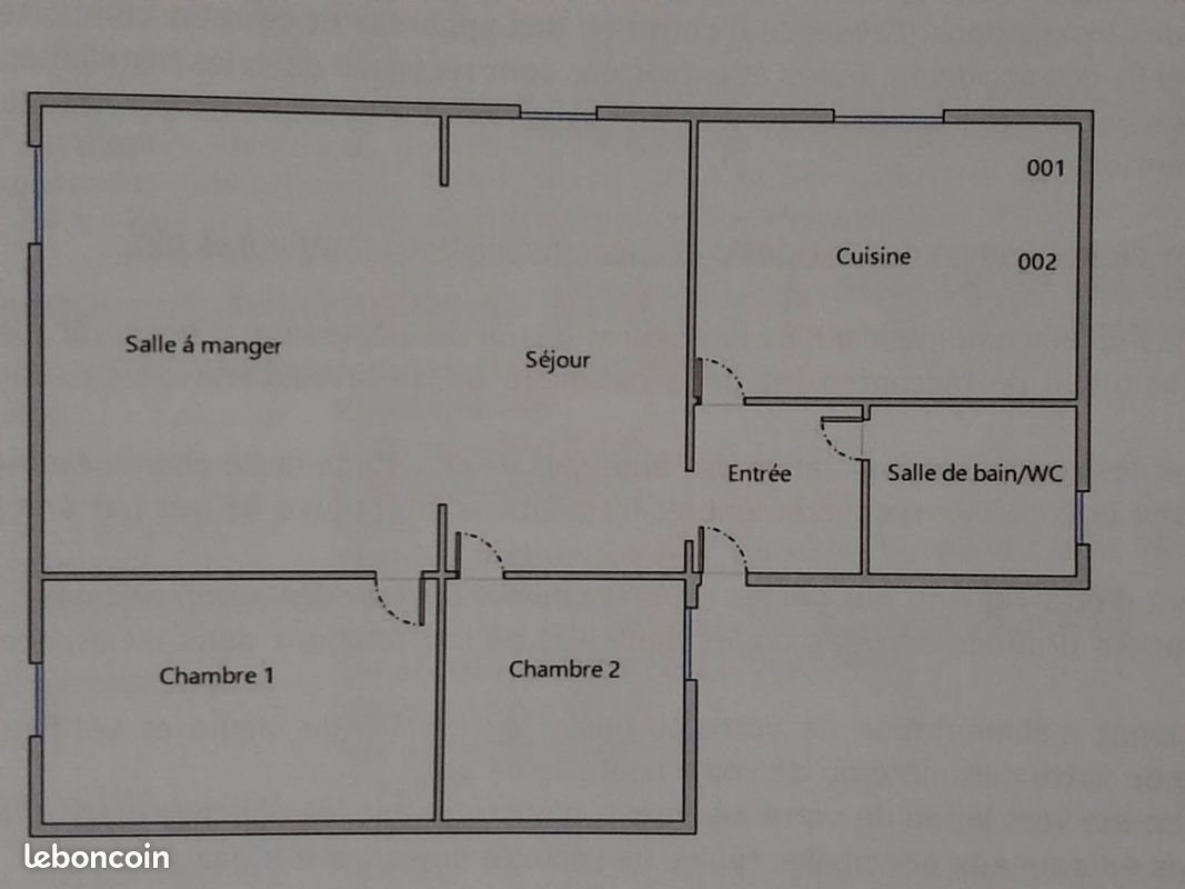 Appartement à louer, 60m², Roanne