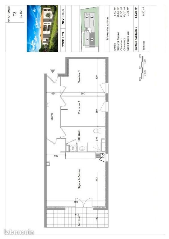 Appartement à vendre, 62m², Nîmes