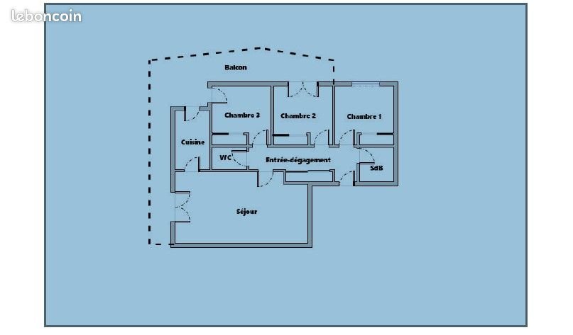 Appartement à louer, 72m², Toulouse