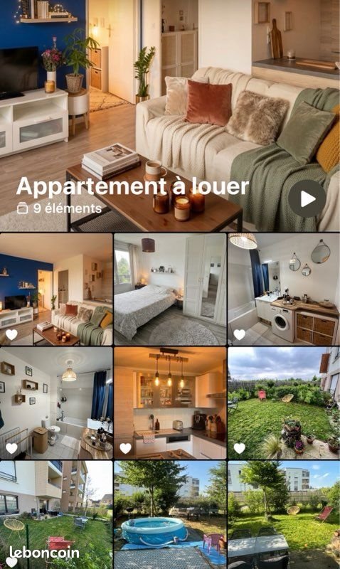 Appartement à louer, 45m², Vert-Saint-Denis