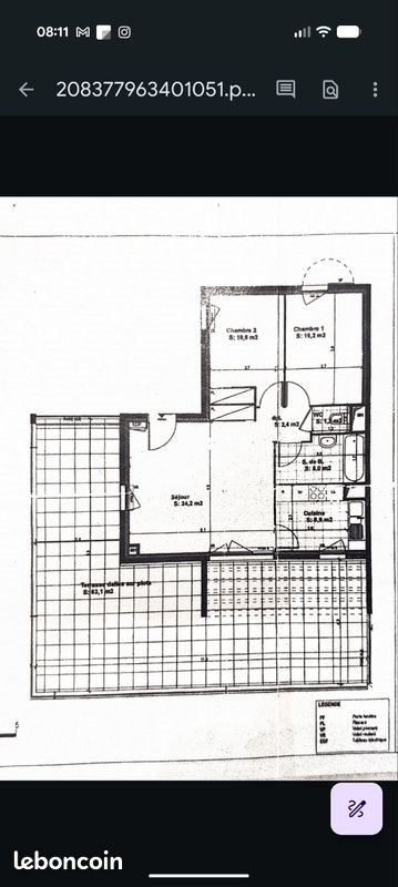 Appartement à louer, 60m², Buchelay