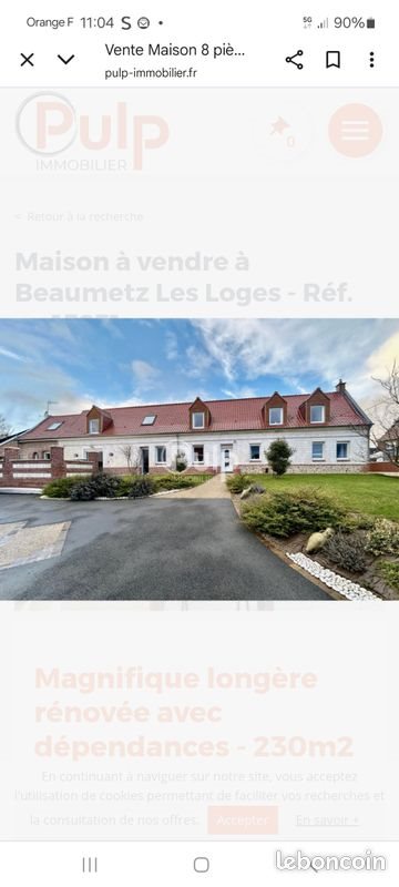 Maison à vendre, 220m², Berles-au-Bois