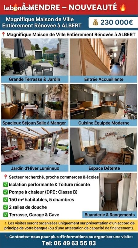 Maison à vendre, 150m², Albert