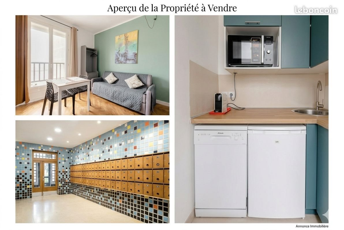 Appartement à vendre, 27m², Marseille 2ème