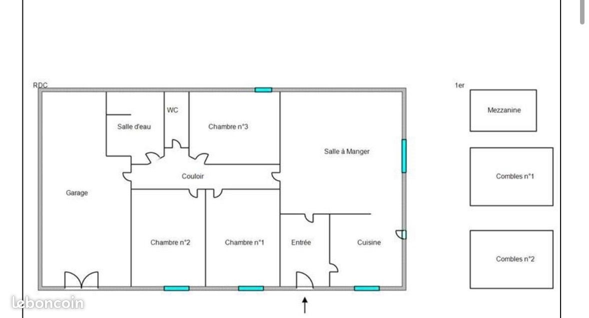 Maison à vendre, 96m², Saint-Méard-de-Gurçon
