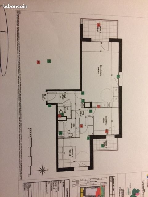 Appartement à louer, 68m², Vaulx-en-Velin
