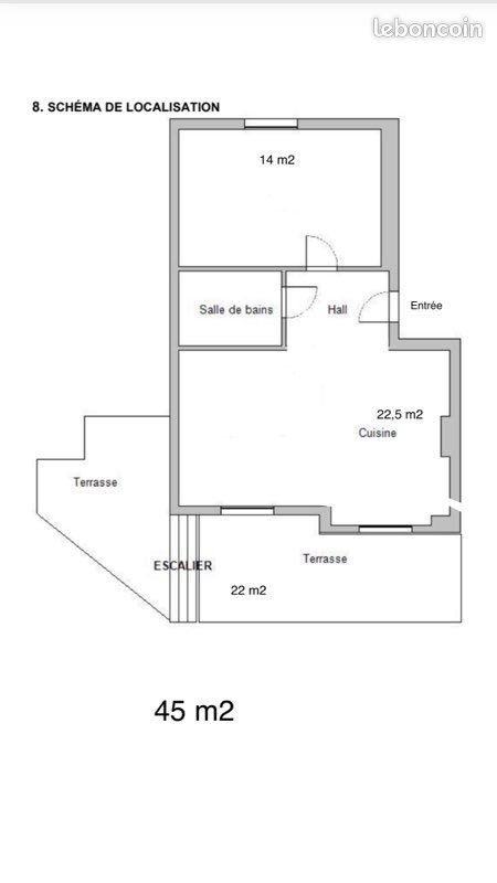 Appartement à louer, 45m², Saint-Étienne