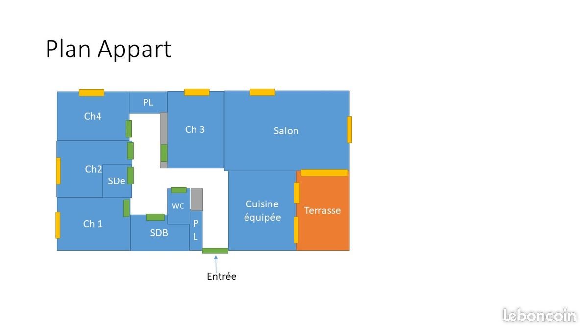 Appartement à louer, 105m², Saint-Martin-d'Hères