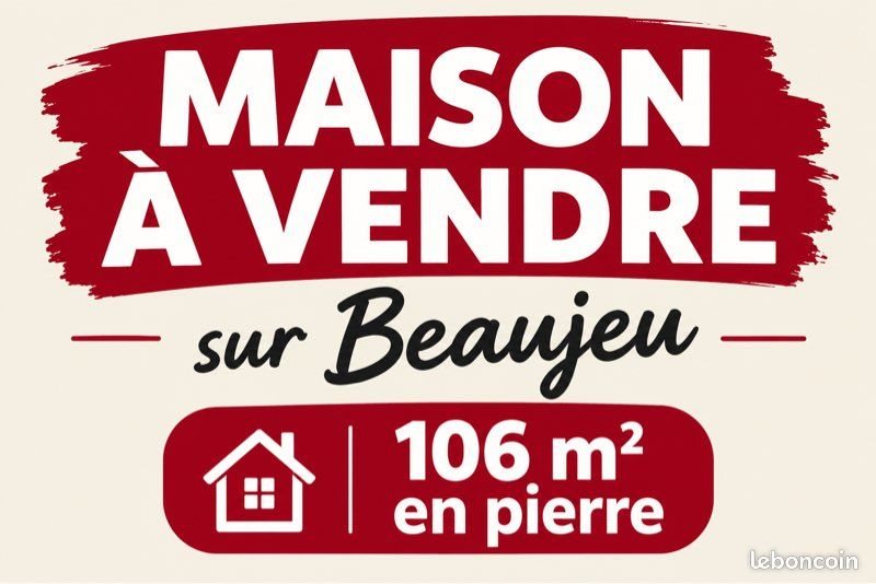 Maison à vendre, 106m², Beaujeu