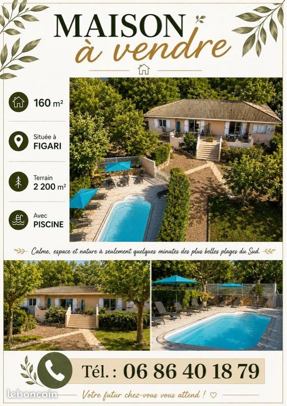 Maison à vendre, 161m², Figari