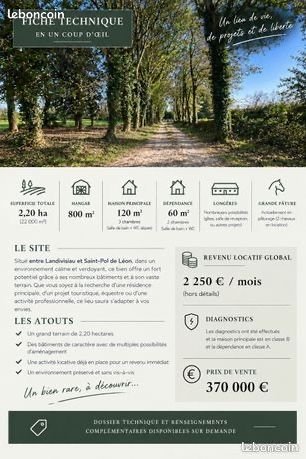Maison à vendre, 180m², Landivisiau