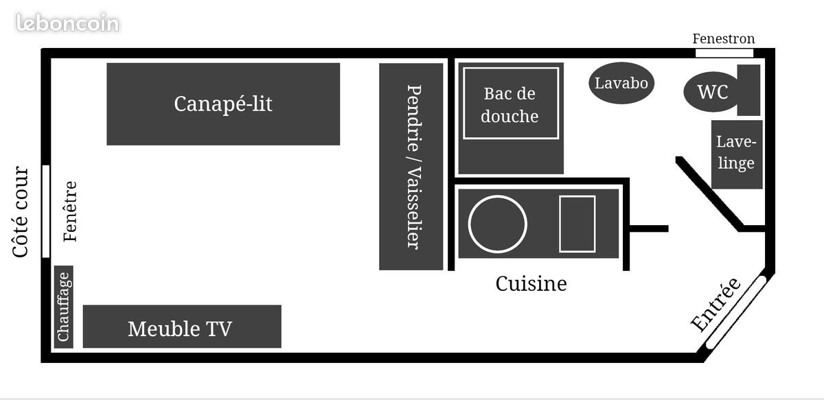 Appartement à vendre, 15m², Saint-Ouen-sur-Seine