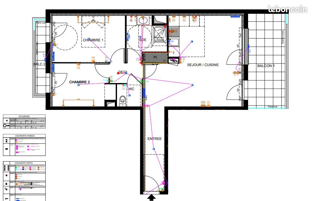Appartement à louer, 65m², Joué-lès-Tours