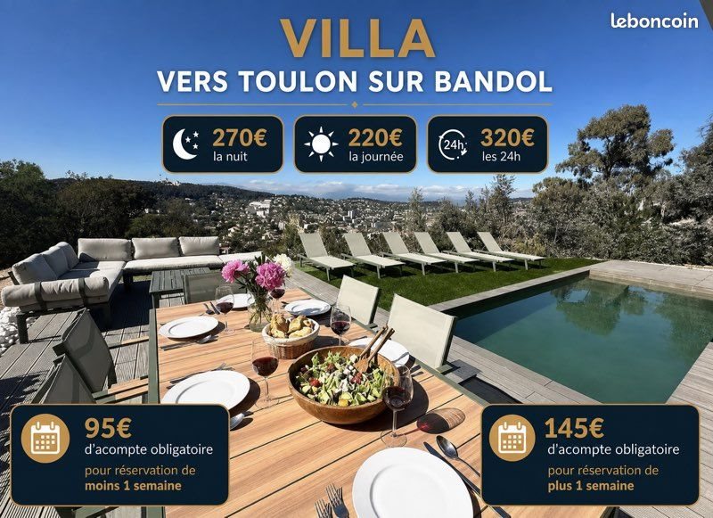 Maison à louer, 450m², Sanary-sur-Mer