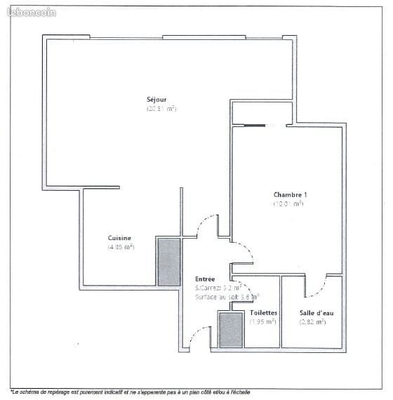 Appartement à louer, 46m², Chelles