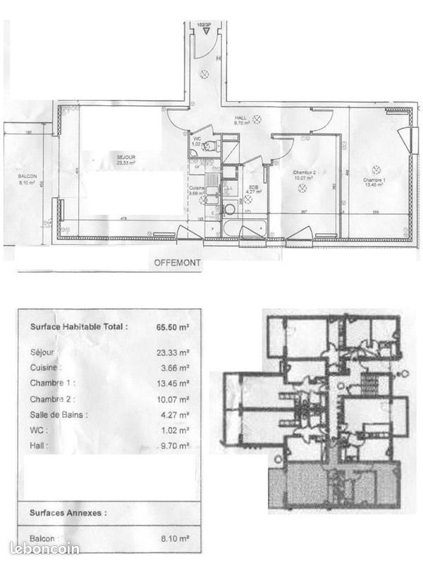 Appartement à louer, 66m², Offemont