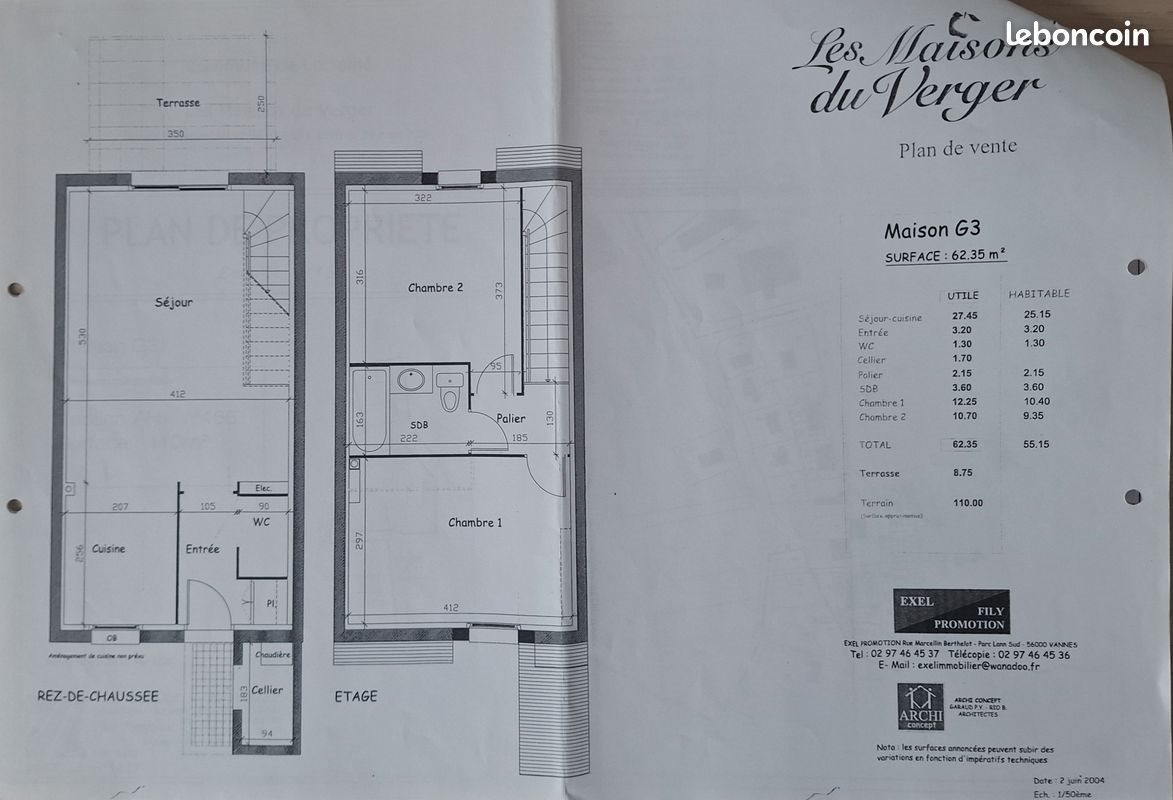 Maison à louer, 55m², Locminé