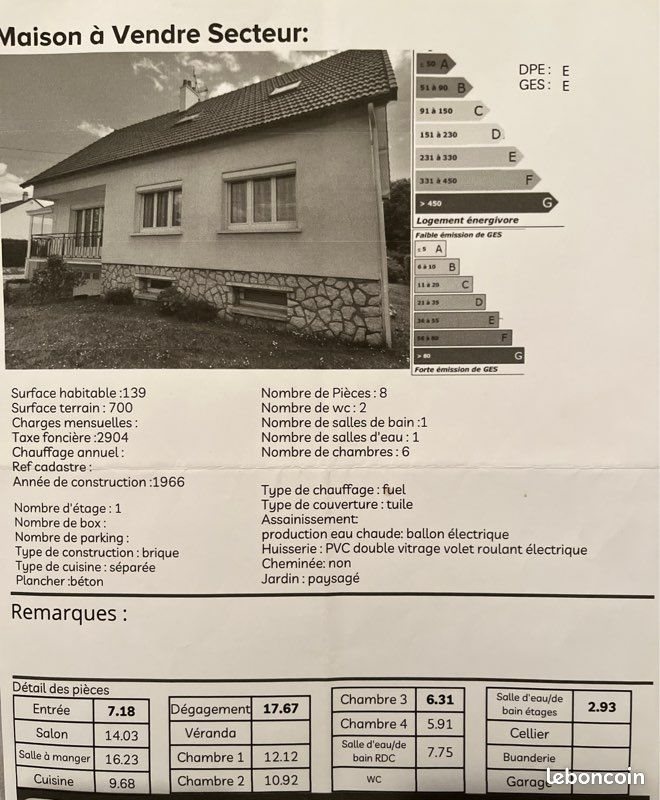 Maison à vendre, 139m², Saran
