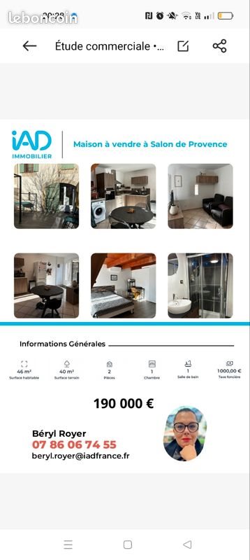 Maison à vendre, 50m², Salon-de-Provence