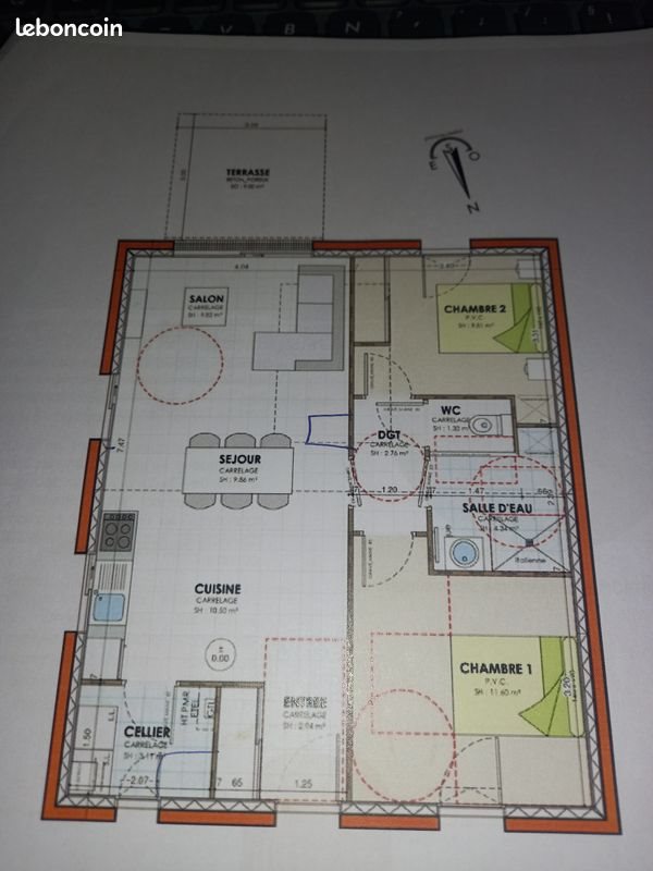 Maison à vendre, 66m², Challans