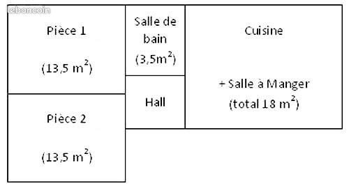 Appartement à louer, 50m², Lorient