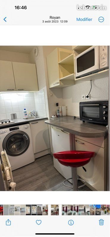 Appartement à louer, 20m², Royan