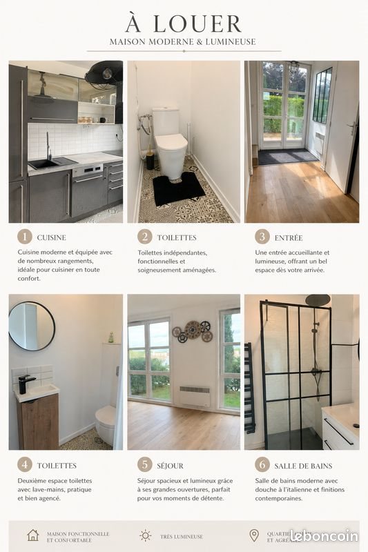 Maison à louer, 84m², Voisins-le-Bretonneux