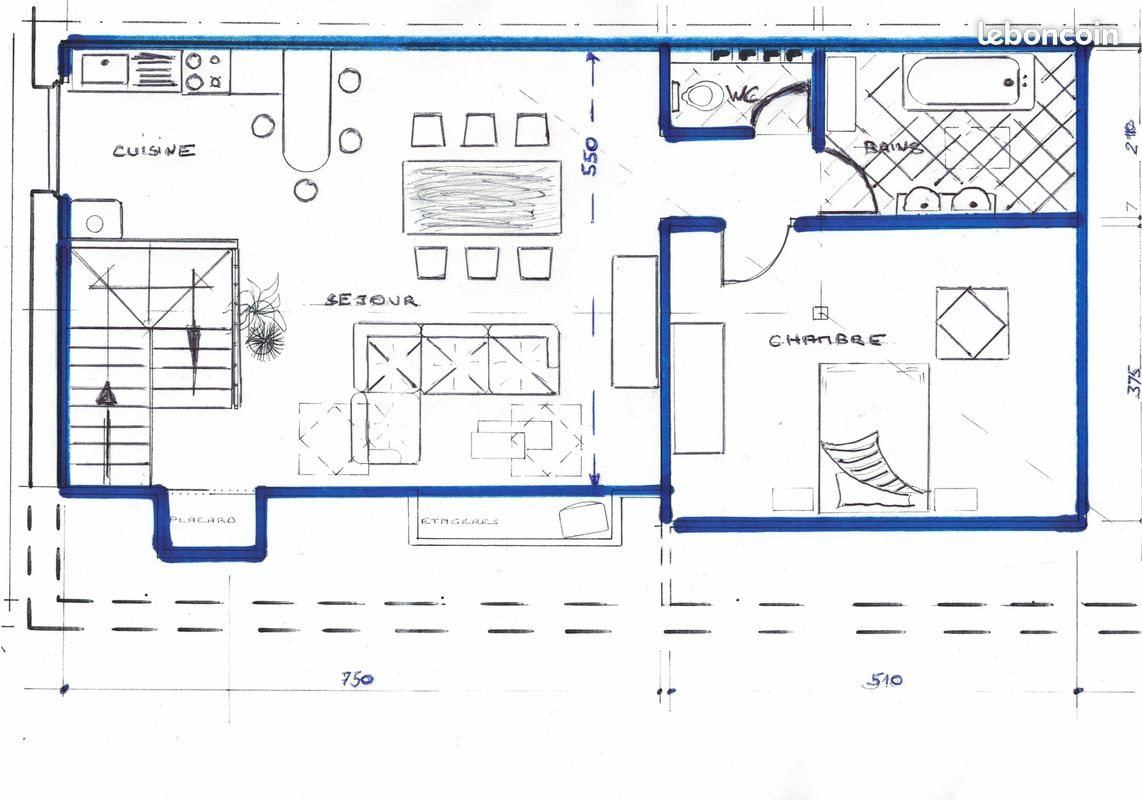 Appartement à louer, 65m², Stiring-Wendel