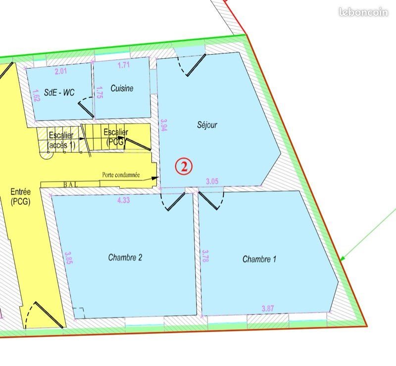 Appartement à louer, 48m², Villenoy
