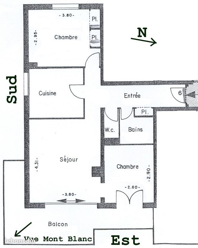 Appartement à vendre, 54m², Sallanches