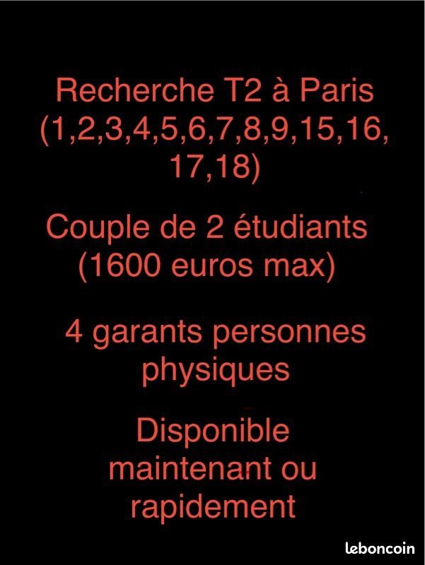 Appartement à louer, 35m², Paris 16ème