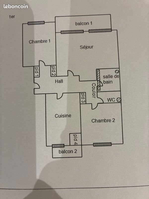Appartement à louer, 68m², Lons-le-Saunier