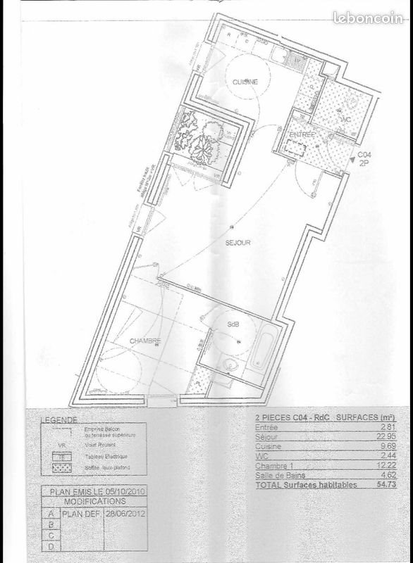 Appartement à vendre, 55m², Boulogne-Billancourt