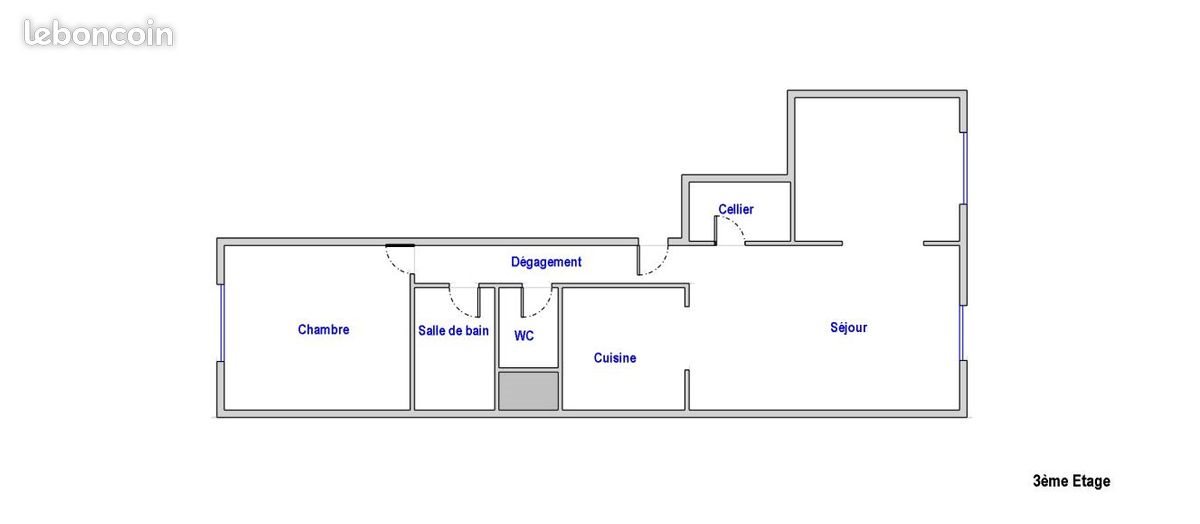 Appartement à louer, 52m², Auray