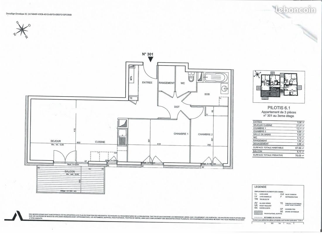Appartement à louer, 72m², Bordeaux