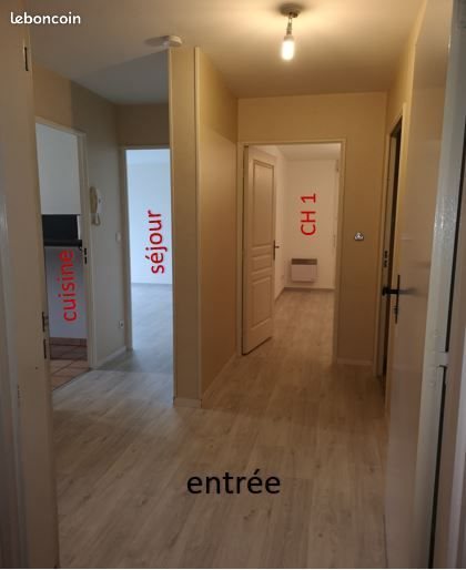 Appartement à louer, 64m², Compiègne