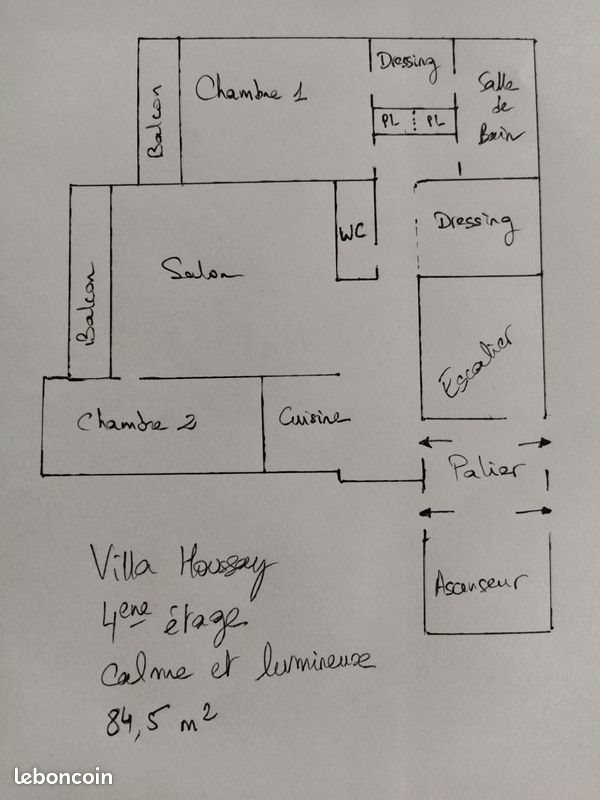 Appartement à louer, 85m², Neuilly-sur-Seine
