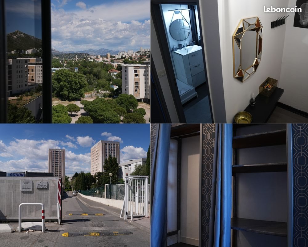 Appartement à louer, 25m², Marseille 10ème