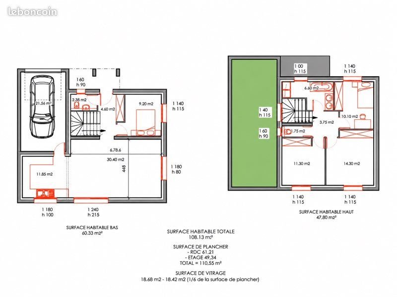 Maison à vendre, 110m², Folgensbourg